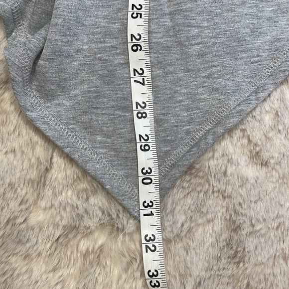 Bobeau•Drape Front Cardigan, in Heather Gray - Picture 8 of 10